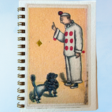 notebook - clown and poodle