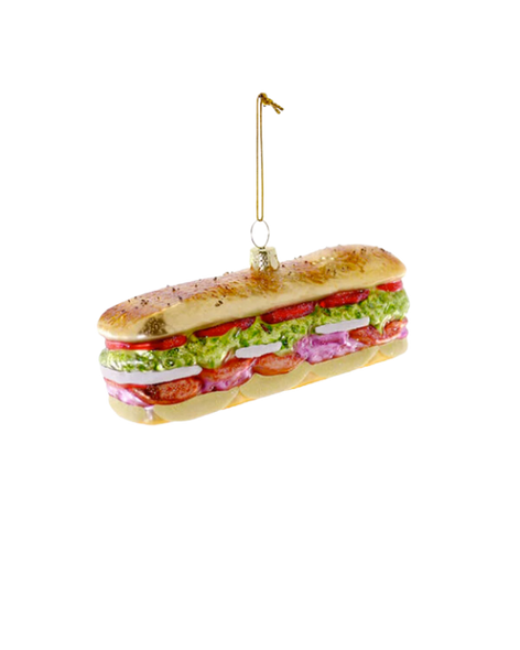 ornament - sub sandwich
