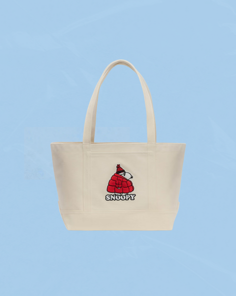 heavyweight canvas bag - medium - snoopy