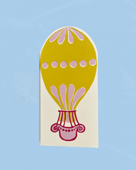 greeting card - hot air balloons concertina