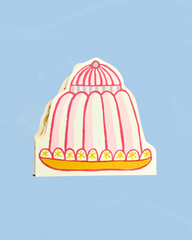 greeting card - cake concertina