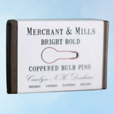 broches d'ampoule - cuivrées