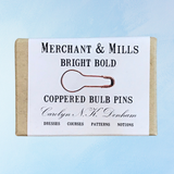 bulb pins - coppered