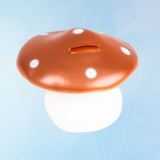 tirelire champignon - marron