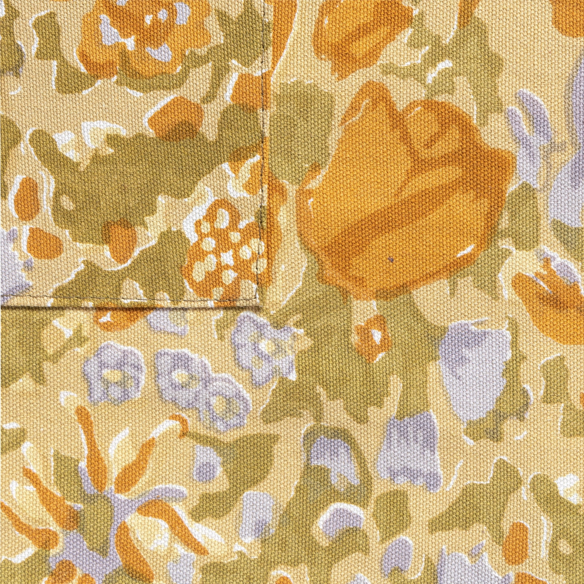 Couleur Nature jardin mustard and grey apron 