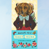notecard set - fancy fauna