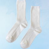 socks - crisp step sock - white