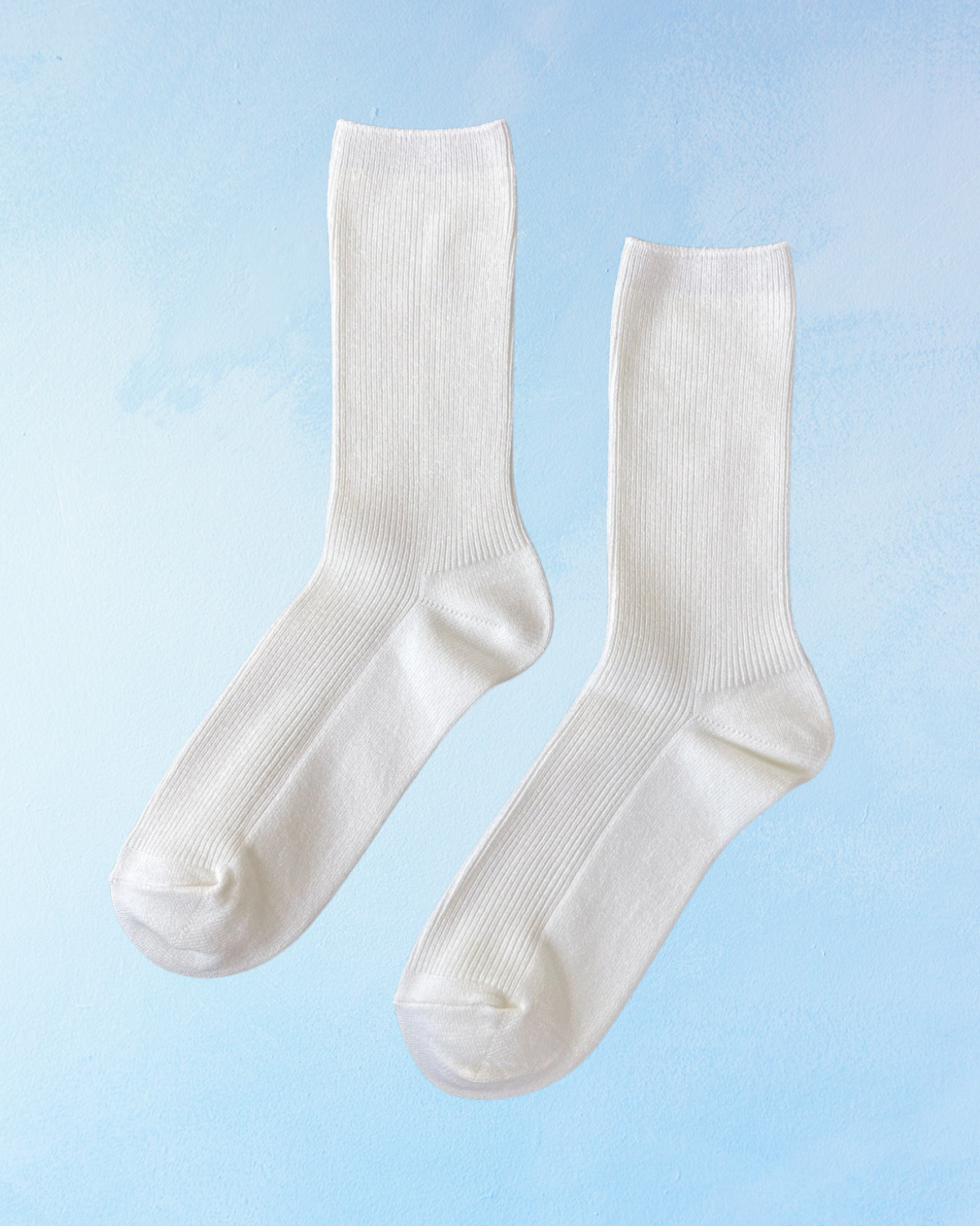 socks - crisp step sock - white