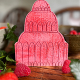 greeting card - pink jello