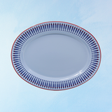 enamelware - platter - anchovies