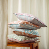 pillow cover - linen mabel blue