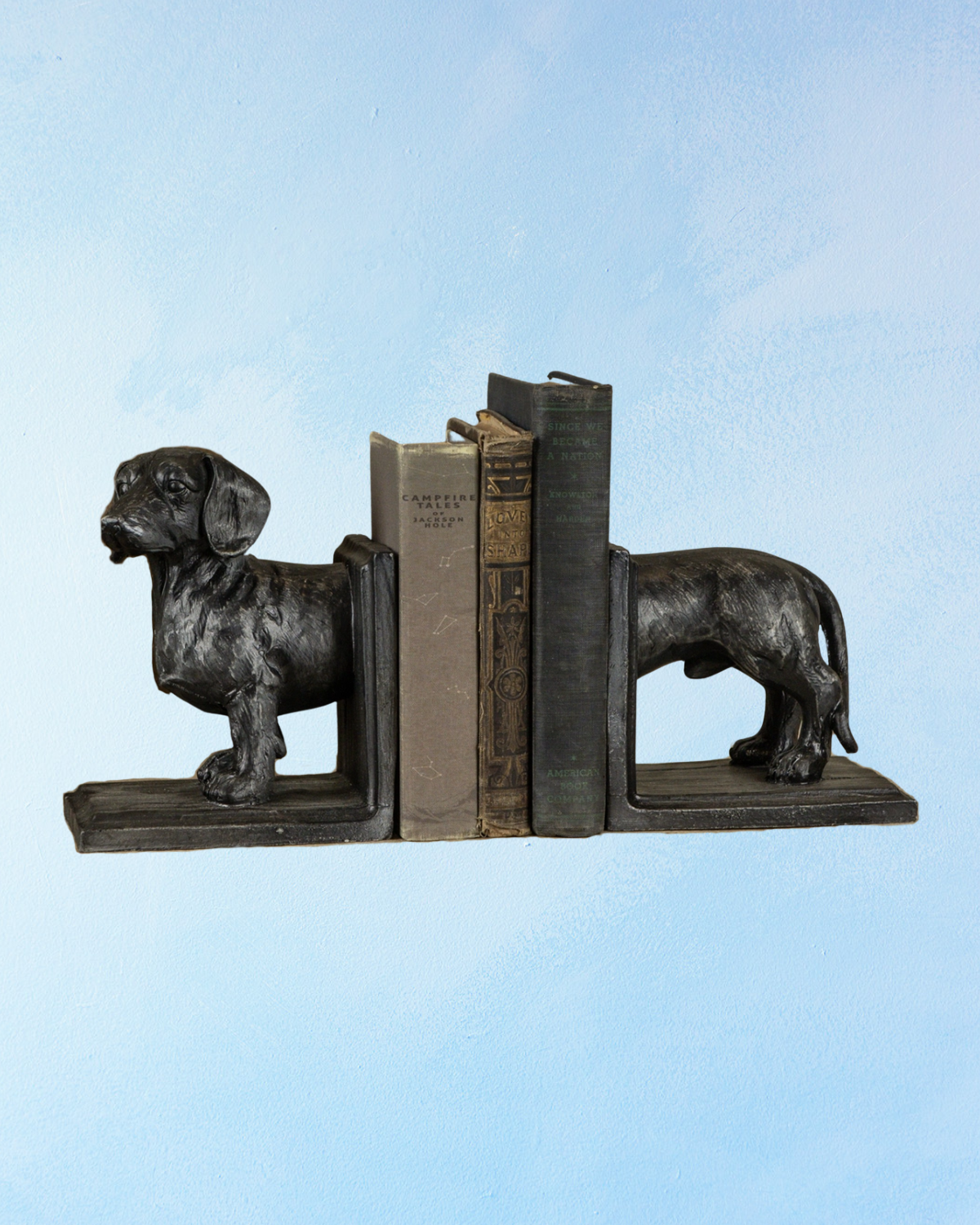 bookends - dachshund