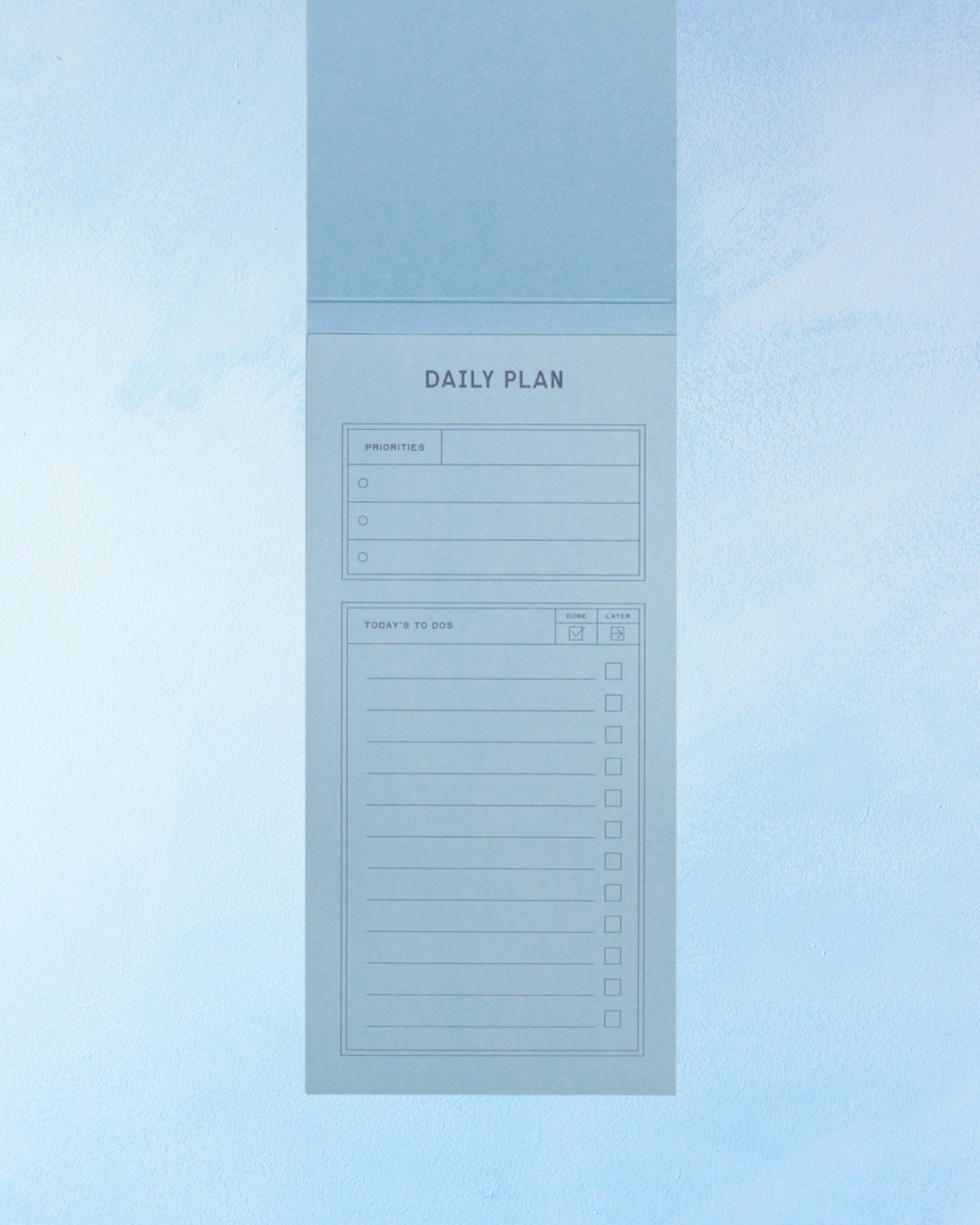 notepad - daily plan