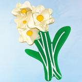 mini side hair clip - daisy