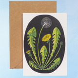 greeting card - dandelion