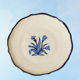 vaisselle - petite assiette: tulipe bleue