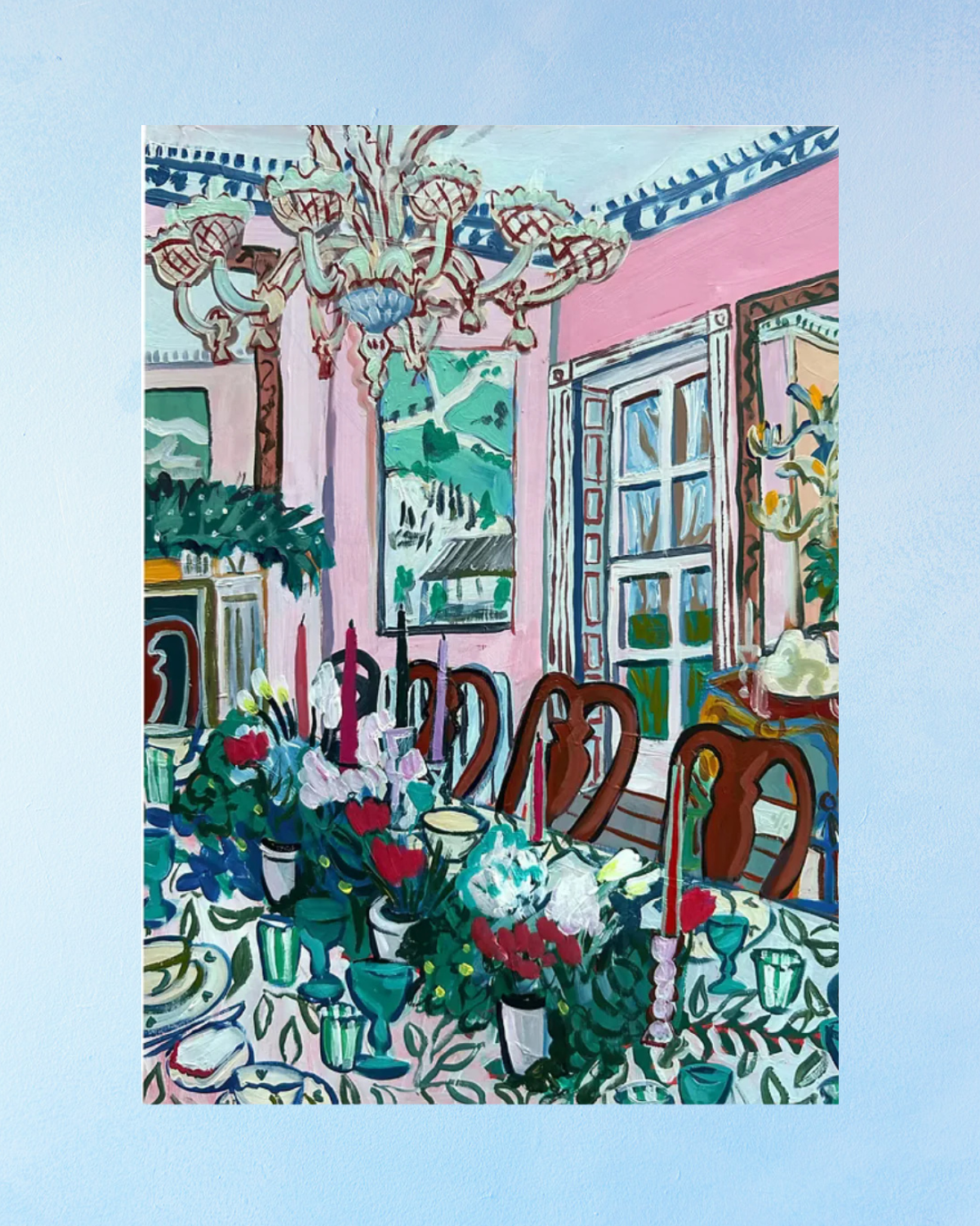 greeting card - dining room