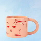 stoneware - mug: cat