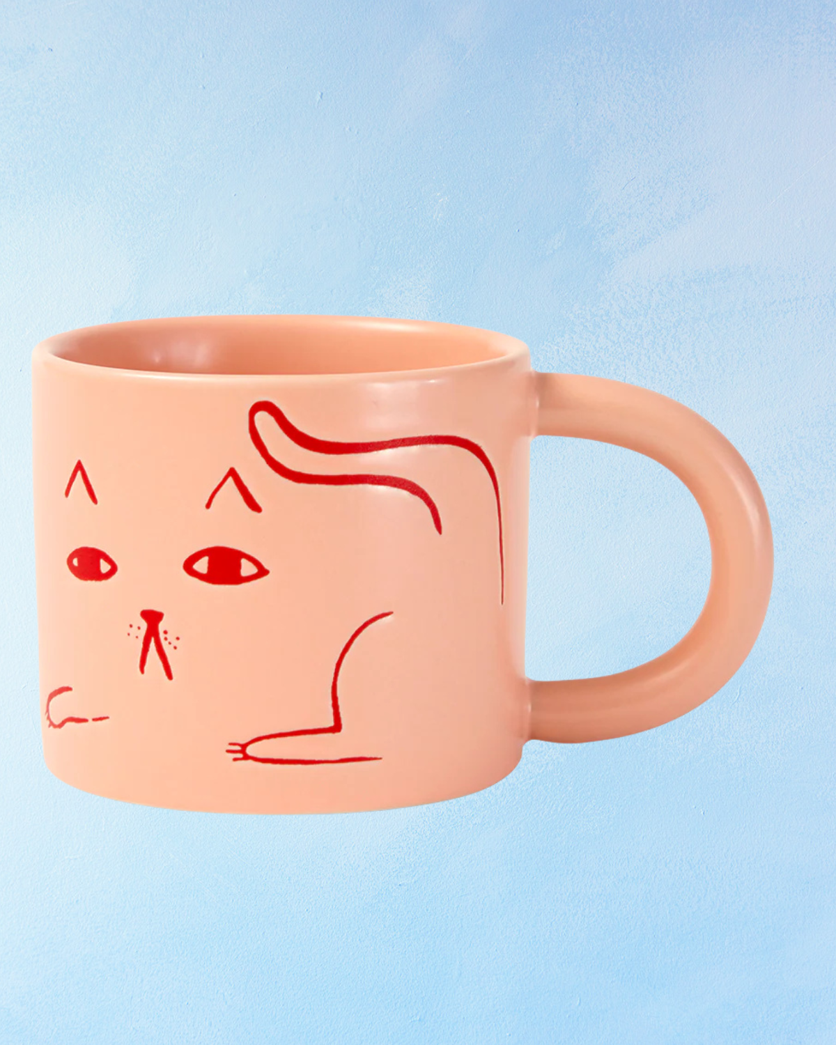 stoneware - cat mug