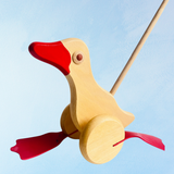 toy - push along duck