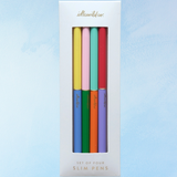 duo-tone slim pens - set of 4