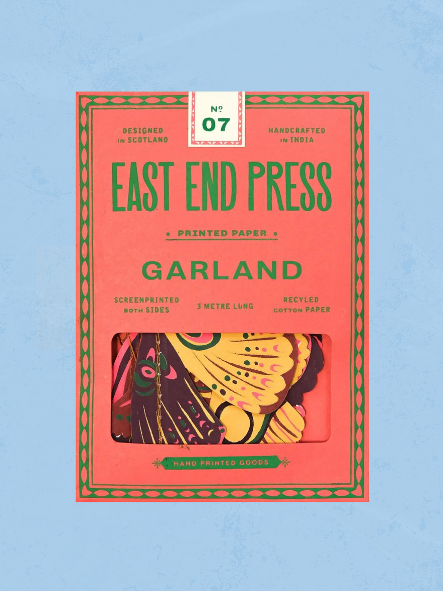 East End Press butterfly garland 
