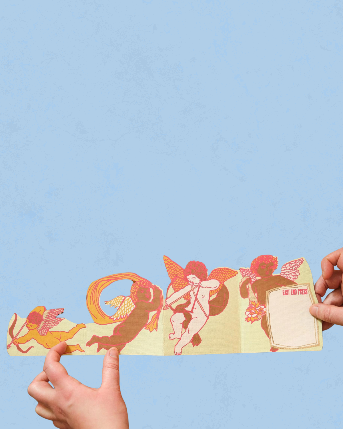 east end press cupid concertina card