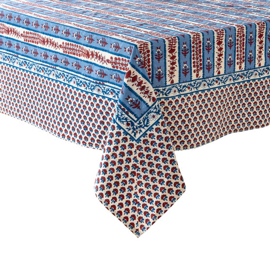 tablecloth - avignon red & blue (three sizes)