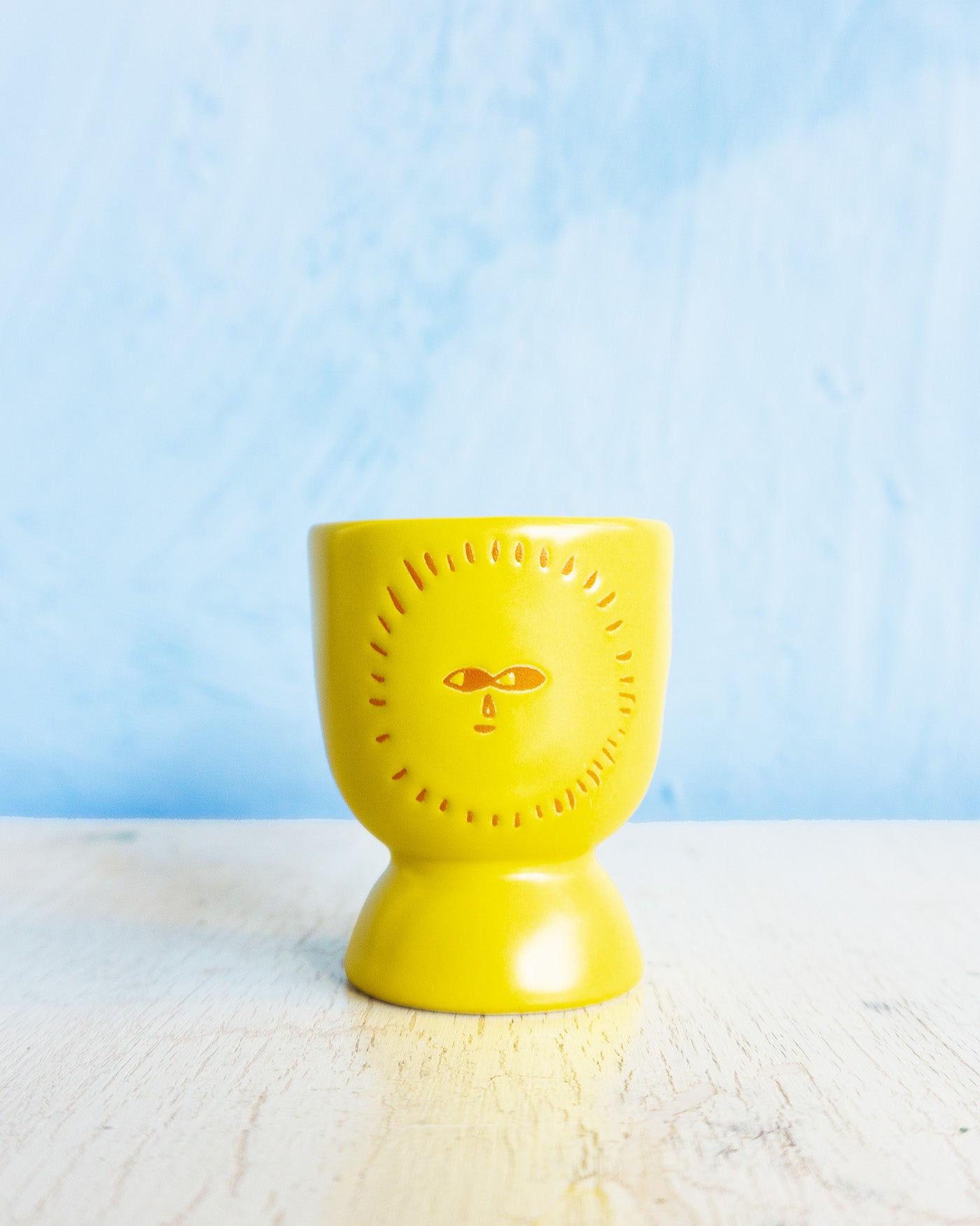 egg cup - sun