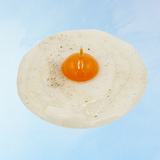 candle - food - fried egg
