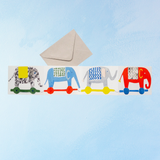 greeting card - little elephant concertina