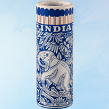 fancy matches - elephant stamp cylinder