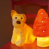 table lamp - eliot the dog