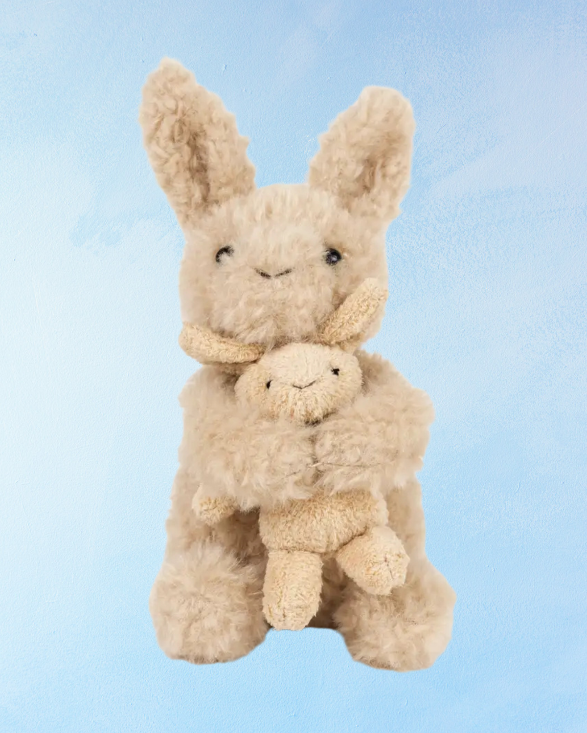 Peluche Eustache avec bébé