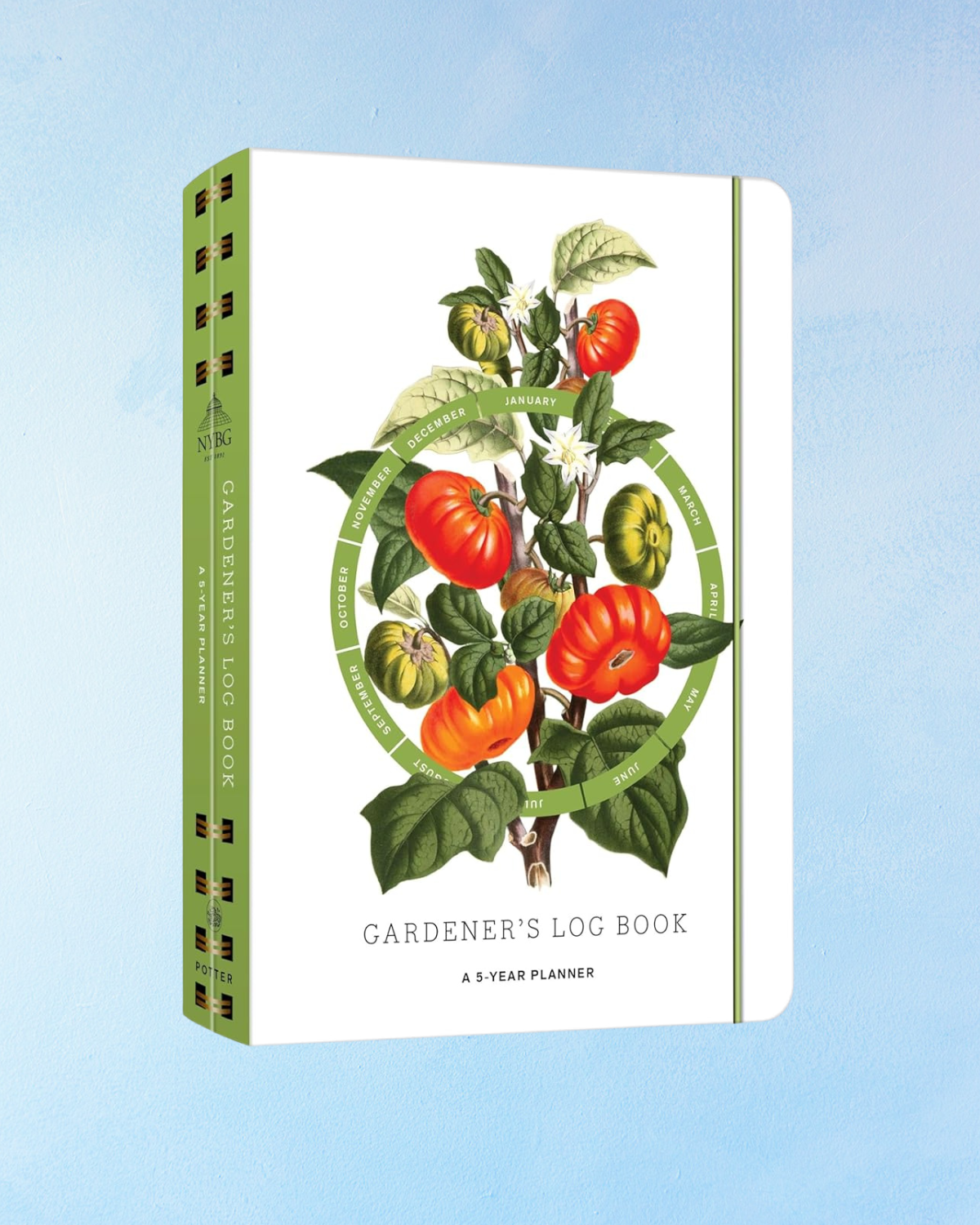 carnet - journal de bord du jardinier sur 5 ans