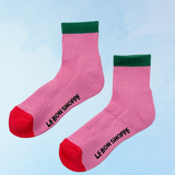 socks - girlfriend - rose & green