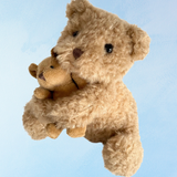 stuffed toy - teddy with baby