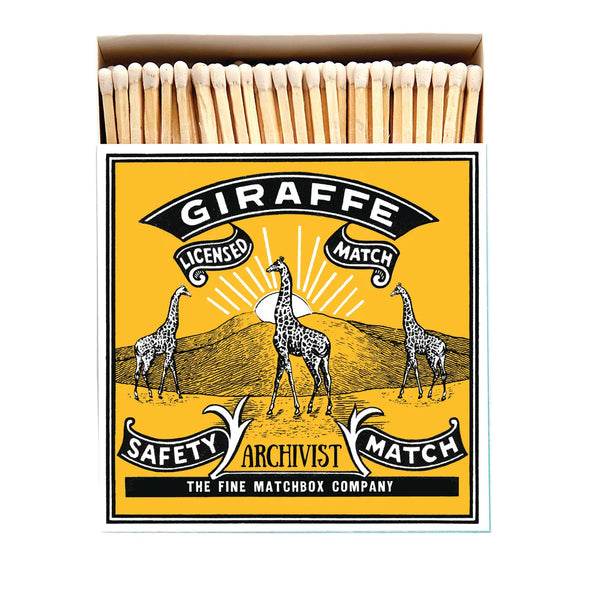 fancy matches - giraffes