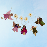 garland - felt fairies