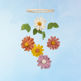 mobile - felt daisies