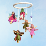 mobile - felt fairies