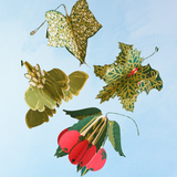 ornament - festive foliage (set of 4)