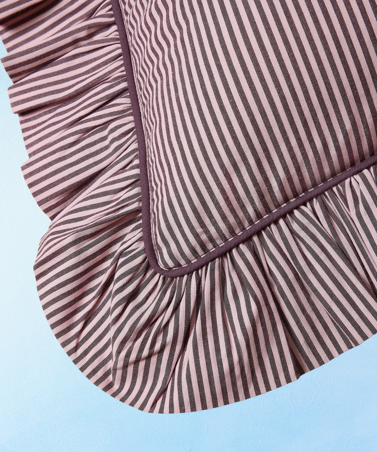 pillow - fig micro stripe