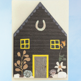 greeting card - fisherman's huts concertina