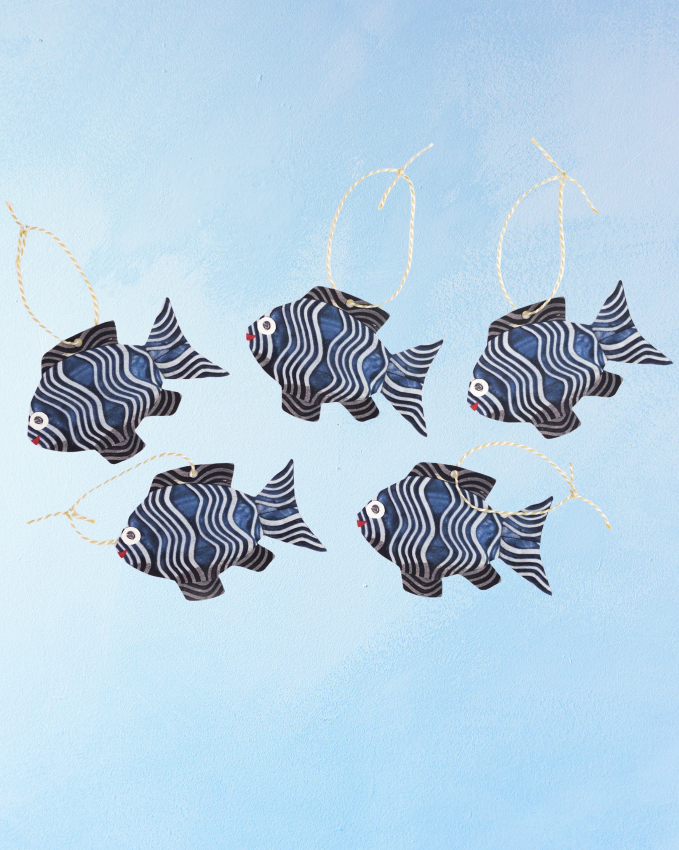 gift tags - little fishies