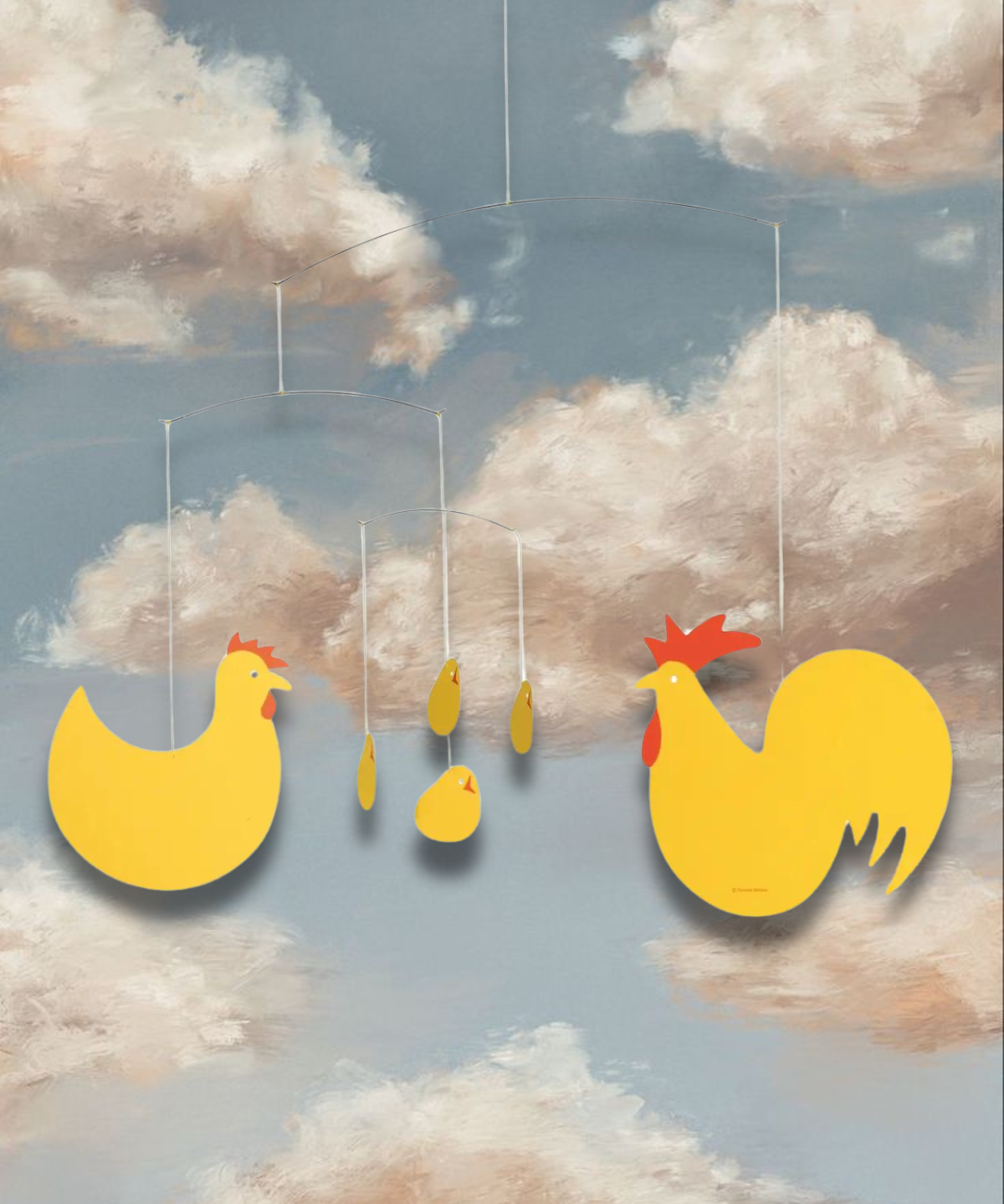 Family of chickens Flensted Mobile