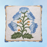 pillow - blue mughal flower