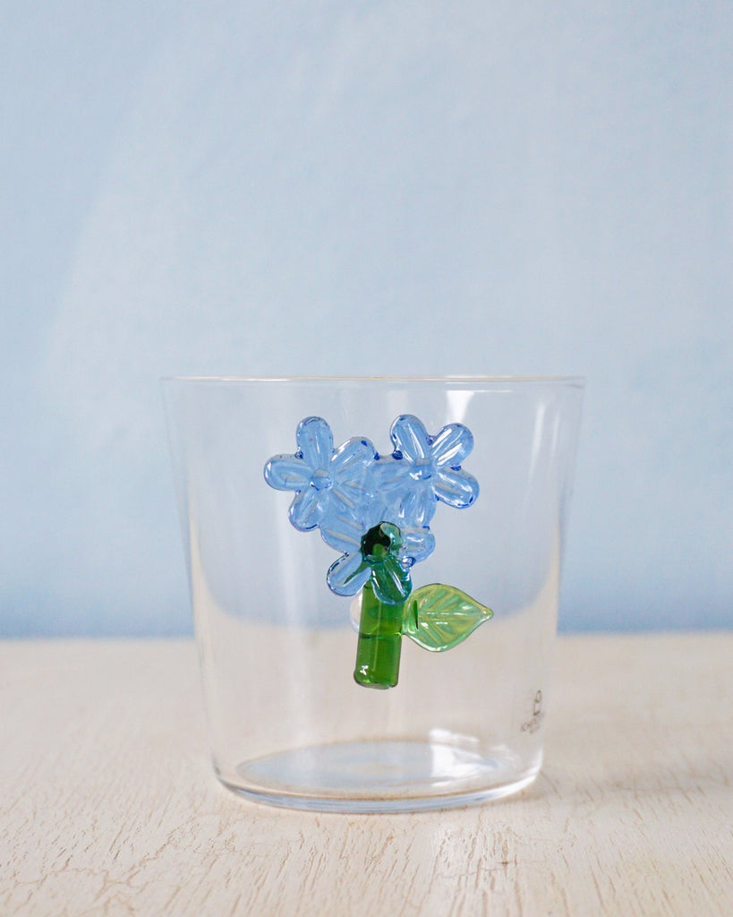 Blue Flower Tumbler