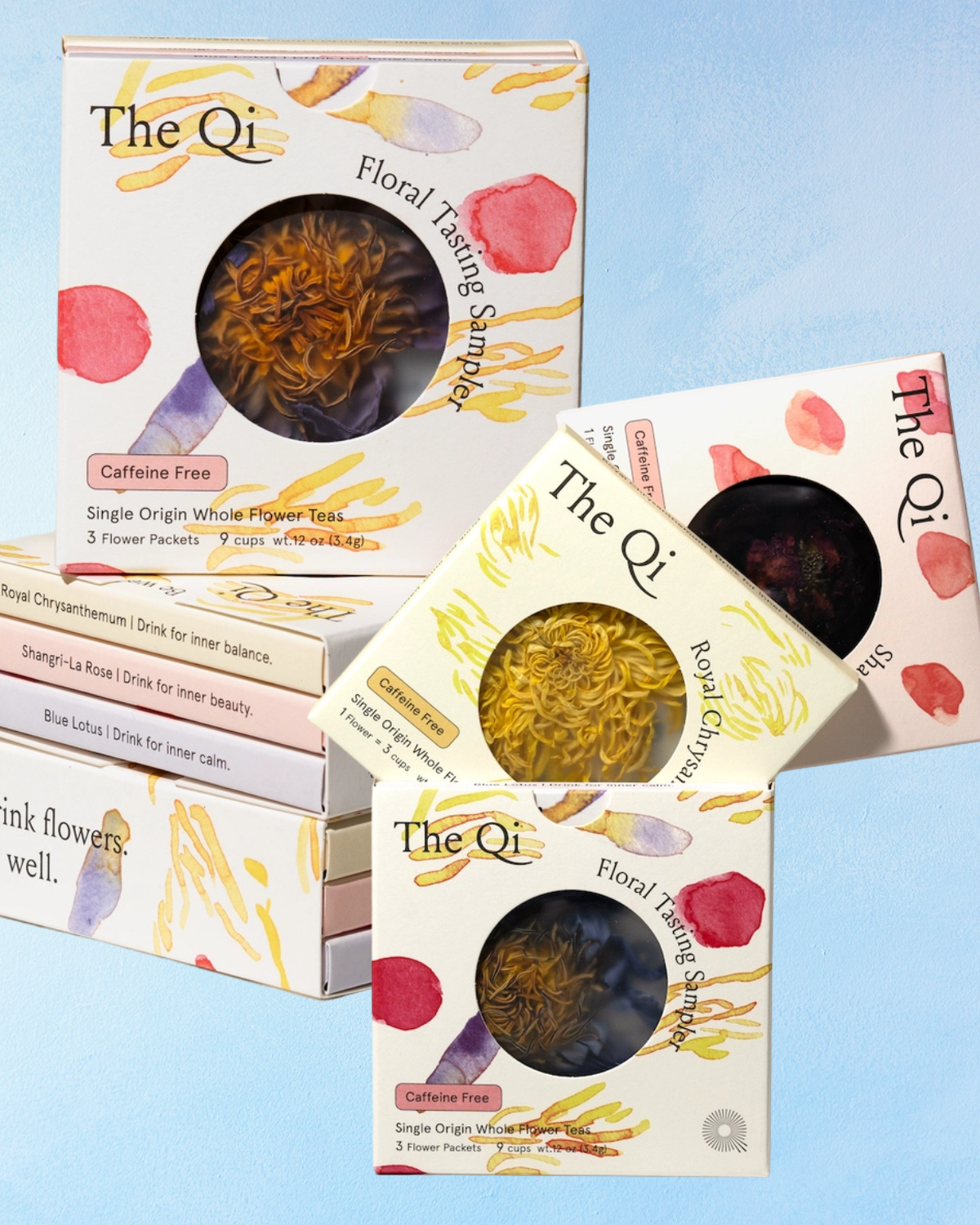 tea - flower infusion sampler (set of three)