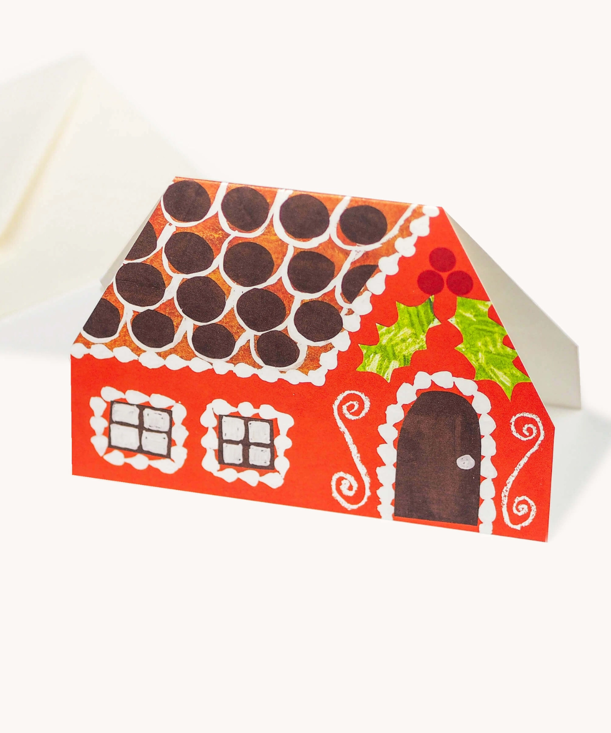 greeting card - gingerbread house